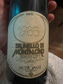 Brunello di montalcino 1985 Mastrojanni
