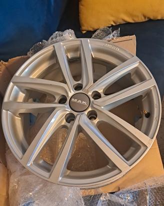 4 cerchi in lega mak R17, 5x112 et 40 j7