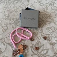 Bracciale rosa Brosway con 11 charms