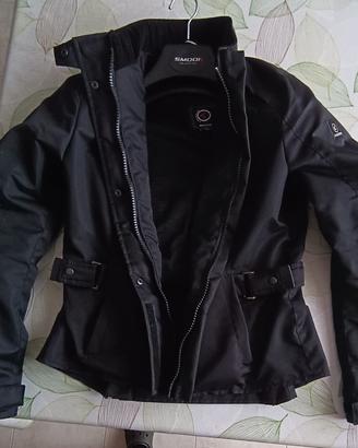 Giubbotto moto donna