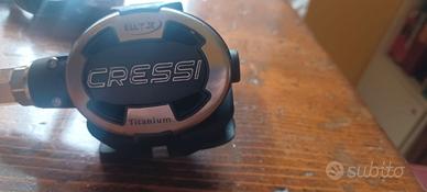 Erogatore elipse titanium cressi sub