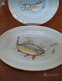 Servizio pesce 7 pezzi Porcellana Tognana 