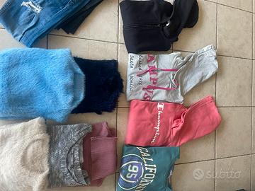 Vestiti bambina scatola piena tg 6/12 anni