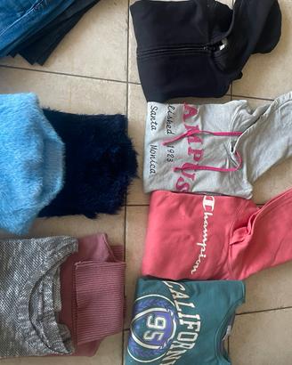 Vestiti bambina scatola piena tg 6/12 anni