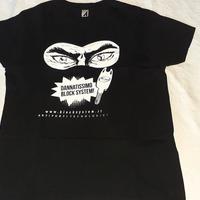 Maglietta viso occhi fumetto noir style Diabolik