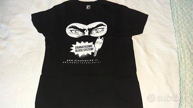 Maglietta viso occhi fumetto noir style Diabolik