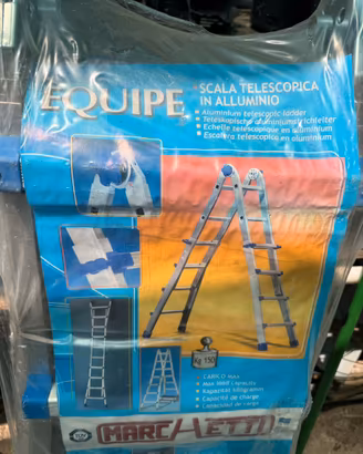 Scala telescopica in alluminio