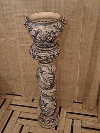 colonna con portavaso vecchia savona 