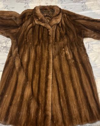 Pelliccia Visone Femmina Vintage Lunga