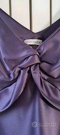 Top in raso viola, Coconuda, Tg S