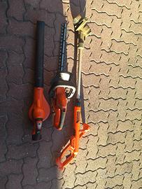 attrezzi giardinaggio a batteria 