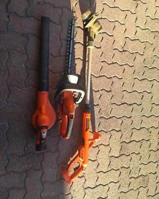 attrezzi giardinaggio a batteria 