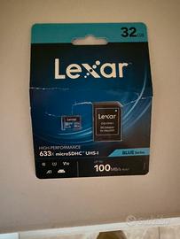 Scheda Memoria 32gb Lexar, prezzo trattabile