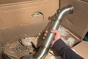 Downpipe libero darkside per bmw 118d f20 LCI