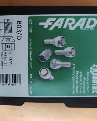 bulloni antifurto ruote  panda Fiat lancia alfa