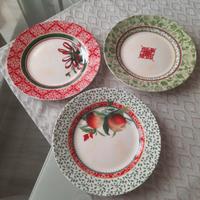 Servizio piatti di Natale per 6 persone Brandani