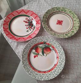 Servizio piatti di Natale per 6 persone Brandani