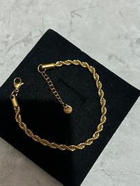 Bracciale intrecciato acciaio inossidabile