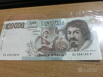 K3337NN-Banconota 100000 Lire