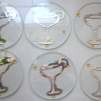 Supporti inrti in vetro.