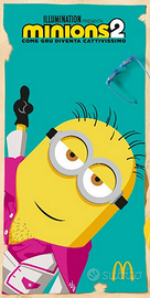 Telo mare Minions 2 McDonald's asciugamani NUOVO