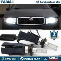 Kit Luci LED H7 per Skoda FABIA CANbus 6500K 8000L