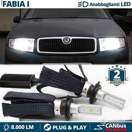 Kit Luci LED H7 per Skoda FABIA CANbus 6500K 8000L