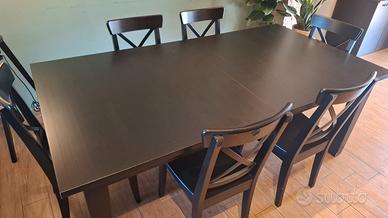 tavolo Ikea bjursta nero 