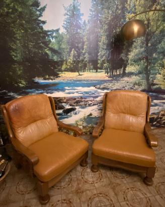 Divano letto con due poltrone