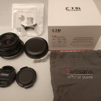7artisans 10mm f3.5 per Fuji - garanzia Amazon