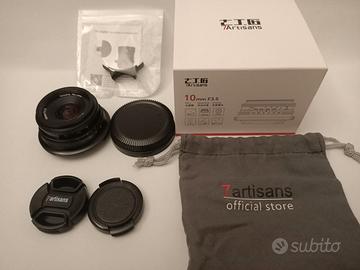 7artisans 10mm f3.5 per Fuji - garanzia Amazon