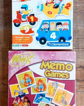Clementoni Primi Numeri + Winx Memo (3-5anni)