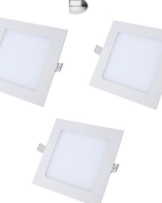 3 x Faretti Led luce bianca Naturale 18 watt