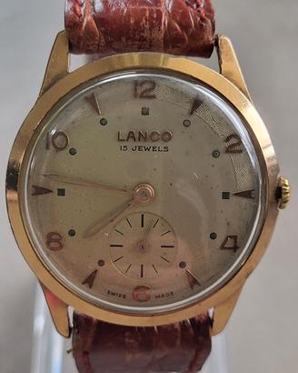 orologio lanco carica manuale