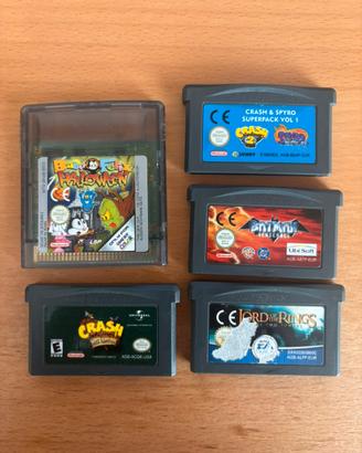 Lotto giochi per gameboy