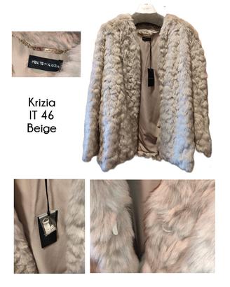 Krizia - Giaccone in pelliccia sintetica 