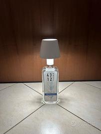 Lampada con bottiglia gin Acquamarina LED wireless