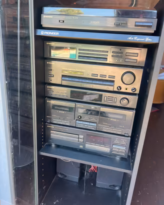 Sistema hi-fi vintage pioneer