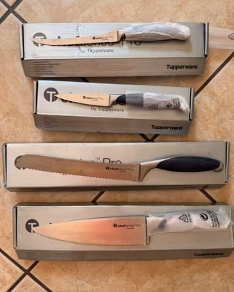 Set coltelli tuoperware chef series pro Nuovi