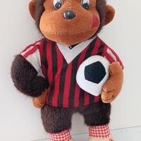 Pupazzo peluche del Milan vintage