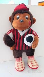 Pupazzo peluche del Milan vintage