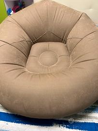 Poltrona gonfiabile nuova