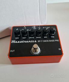 Pedale pre basso mozztronics bp7 nuovo