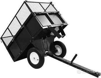 Rimorchio per trattorini o tagliaerba