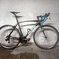 Bici corsa strada alluminio 55 M ruote cerchi 700c