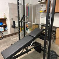 Technogym Multipower + panca regolabile + accessor