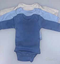 3 body neonato manica lunga, taglia 56cm