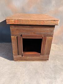 CUCCIA PER CANI DI PICCOLA TAGLIA IN LEGNO