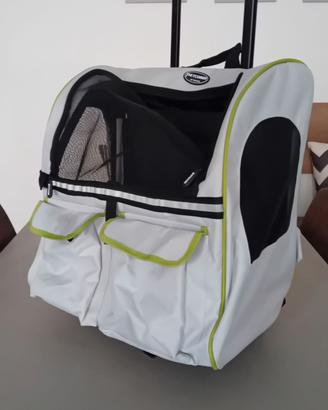Trasportino zaino/trolley per cani