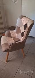 Poltrona + poggiapiedi